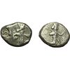 Image 1 : Greek.   Persia. Darius II (?) (424-405 BC.). Lot of 2 siglos. Obv.: King in kneeling-running stance