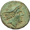 Image 1 : Roman Republican.    Semilibral standard. Semuncia, 217-215 BC. Obv.: Head of Mercury right. Rev.: P