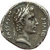 Image 1 : Roman Imperial.    Augustus (27 BC - 14 AD). Denarius,  Lugdunum. 11-10 BC. Obv.: AVGVSTVS DIVI F. L