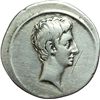 Image 1 : Roman Imperial.    Augustus (27 BC - 14 AD). Denarius. Obv.: Bare head right. Rev.: Triumphal arch i