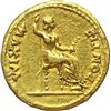 Image 2 : Roman Imperial.    Tiberius (14-37). Aureus, Lugdunum. Obv.: TI CAESAR DIVI AVG F AVGVSTVS. Laureate