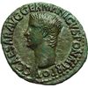 Image 1 : Roman Imperial.    Gaius (37-41). As. Obv.: C CAESAR AVG GERMANICVS PON M TR POT. Bare head left. Re