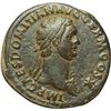 Image 1 : Roman Imperial.    Domitian (81-96). As, circa 84 AD. Obv.: IMP CAES DOMITIAN AVG GERM COS X. Laurea