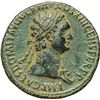 Image 1 : Roman Imperial.    Domitian (81-96). As, circa 87 AD. Obv.: IMP CAES DOMIT AVG GERM COS XIII CENS PE