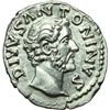 Image 1 : Roman Imperial.    Antoninus Pius (138-161). Denarius struck under Marcus Aurelius. Obv.: DIVVS ANTO