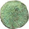 Image 1 : Roman Imperial.    Marcus Aurelius (161-180). Sestertius struck under Commodus. Obv.: DIVVS M. ANTON