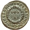Image 2 : Roman Imperial.    Constantine II as Caesar (317-337). Follis, Siscia. Obv.: CONSTANTINVS IVN NOB C.
