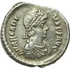 Image 1 : Roman Imperial.    Arcadius (383-408). Siliqua, Constantinople. Obv.: DN ARCADIVS PF AVG. Diademed, 