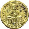 Image 1 : Byzantine.    Roman III (1028-1034). AU histamenon nomisma, Constantinople. Obv.: Chirst seated faci