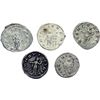 Image 2 : Lotti classici.    Impero romano. Lotto di 5 antoniniani d'argento da classificare.     AG.     Molt