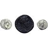 Image 1 : Lotti classici.    Impero romano. Commodo (177-192). Lotto di 2 denari e un sesterzio da classificar