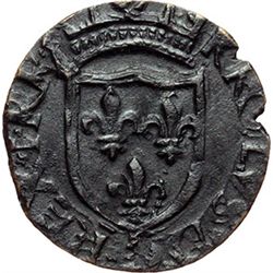 Monete e Medaglie di Zecche Italiane.   L'Aquila. Carlo VIII (1495). Cavallo.    CNI Tipo 46. D'Andr