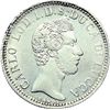 Image 1 : Monete e Medaglie di Zecche Italiane.   Lucca. Carlo Lodovico di Borbone (1824-1847). 2 lire 1837.  