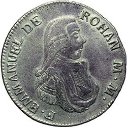 Monete e Medaglie di Zecche Italiane.   Malta. Emmanuel de Rohan (1775-1797). 2 scudi 1796.    R-S 3