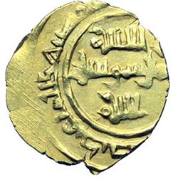 Monete e Medaglie di Zecche Italiane.   Messina o Palermo. Ruggero I  (1072-1101). Tarì.    Sp. 14. 