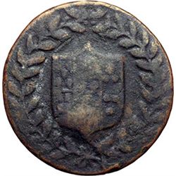 Monete e Medaglie di Zecche Italiane.   Napoli. Ferdinando IV  (1759-1816). 5 tornesi 1797, senza la