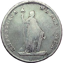 Monete e Medaglie di Zecche Italiane.   Napoli. Repubblica Partenopea (23 gennaio-19 giugno 1799). 6