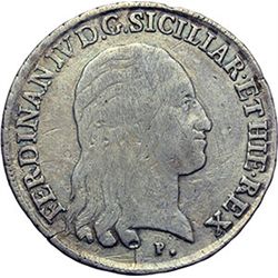 Monete e Medaglie di Zecche Italiane.   Napoli. Ferdinando IV (1759-1816). Piastra 1800.    MIR 417/