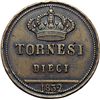 Image 2 : Monete e Medaglie di Zecche Italiane.   Napoli. Ferdinando II (1830-1859). 10 tornesi 1832.    MIR 5