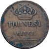 Image 2 : Monete e Medaglie di Zecche Italiane.   Napoli. Ferdinando II (1830-1859). 10 tornesi 1836.    MIR 5