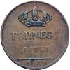 Image 2 : Monete e Medaglie di Zecche Italiane.   Napoli. Ferdinando II (1830-1859). 10 tornesi 1839.    MIR 5