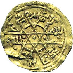 Monete e Medaglie di Zecche Italiane.   Palermo. Al Mustansir (1036-1094). Robai.    Sp. 41. MIR 412
