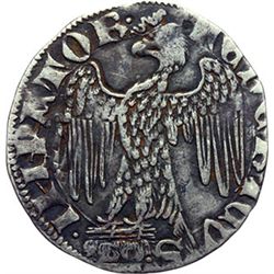 Monete e Medaglie di Zecche Italiane.   Pisa. Repubblica (1180-1390). Grosso.    MIR 489/6. CNI 49. 