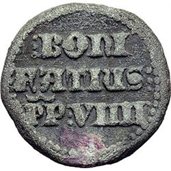 Monete e Medaglie di Zecche Italiane.   Roma. Bonifacio IX (1389-1404), Pietro Tomacelli. Bolla.    