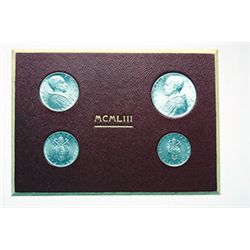 Monete e Medaglie di Zecche Italiane.   Roma. Pio XII (1939-1958), Eugenio Pacelli. Serie 1953: 10,5