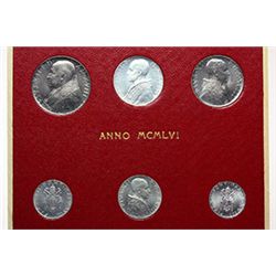 Monete e Medaglie di Zecche Italiane.   Roma. Pio XII (1939-1958), Eugenio Pacelli. Serie 1956: 100,