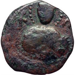 Monete e Medaglie di Zecche Italiane.   Salerno. Ruggero Borsa (1085-1111). Follaro.    Belizia 80. 