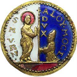 Monete e Medaglie di Zecche Italiane.   Venezia. Alvise IV Mocenigo (1763-1779). Mezzo zecchino in r