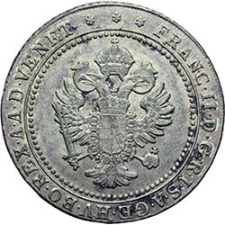 Monete e Medaglie di Zecche Italiane.   Venezia. Francesco II (1798-1805). Una lira e mezza veneta 1