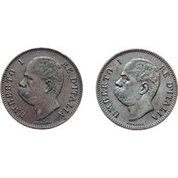 Casa Savoia - Regno di Sardegna - Regno di Italia.  Regno di Italia.  Umberto I (1878-1900). 5 cente