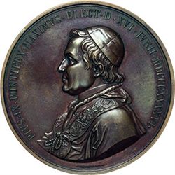 Medaglie Papali.    Pio IX  (1846-1878), Giovanni Mastai Ferretti. Medaglia anno I, per l'amnistia. 