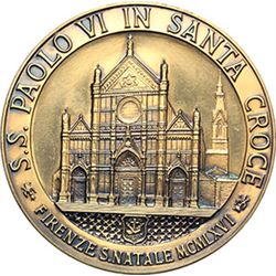 Medaglie Papali.    Paolo VI (1963-1678), Giovanni Battista Montini. Medaglia straordinaria 1966 per