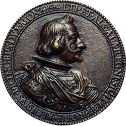 Medaglie e Placchette.   Palermo. Luis Guillermo de Moncada y de la Cerda (1614-1672) Duca di Bivona