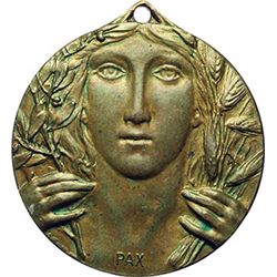 Medaglie e Placchette.   San Marino.  Medaglia 1908 per il IV congresso nazionale per la Pace.     A