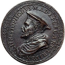 Medaglie e Placchette.   Trento. Cristoforo Madruzzo (1512-1578) Cardinale Principe Vescovo di Trent