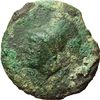 Image 1 : Roman Republican.     Semis, ca 240. Obv.: Head of Minerva left, wearing Corinthian helmet. Rev.: Fe