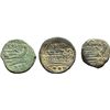 Image 2 : Roman Republican.     Lot of 3 quadrans, ca 215-212. Obv.: Head of Hercules right, wearing lion skin