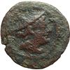 Image 1 : Roman Republican.     Semuncia, Luceria ca 214-212. Obv.: Head of Mercury right. Rev.: Prow right; a