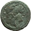 Image 1 : Roman Republican.    'Victory'  series. Quadrans, Central Italy  ca 211-208. Obv.: Head of Hercules 