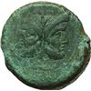 Image 1 : Roman Republican.    'Club' series. As, South East Italy circa 208. Obv.: Laureate head of Janus; ab