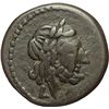 Image 1 : Roman Republican.    'L-T' series. Victoriatus, Luceria ca 214-212. Obv.: Laureate head of Jupiter r
