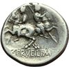 Image 2 : Roman Republican.    C. Servilius M.f. Denarius, ca 136. Obv.: Helmeted head of Roma right; behind, 