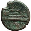 Image 2 : Roman Republican.    C. Servilius M.f. Quadrans, ca 136. Obv.: Head of Hercules r., wearing lion’s s