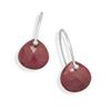 Image 1 : Sterling Silver & Ruby Earrings
