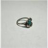 Image 2 : Vintage Navajo Handcrafted Sterling Silver & Turquoise Ring