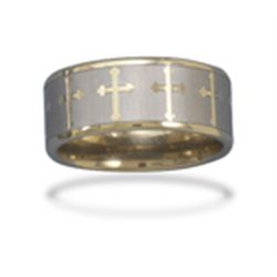 Tungsten Cross ring